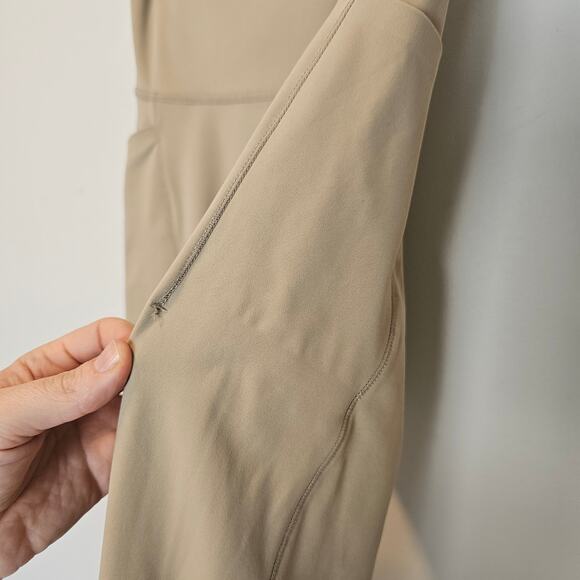 Joja Pocket Spin‎ Workout Leggings Sand Beige 26" Inseam Yog Pants Size Small - Picture 10 of 12